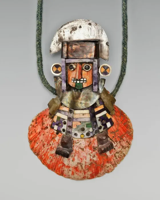 Framed Print : Pendant in the Form of a Figure, A. D. 400  /  800. Creator: Unknown