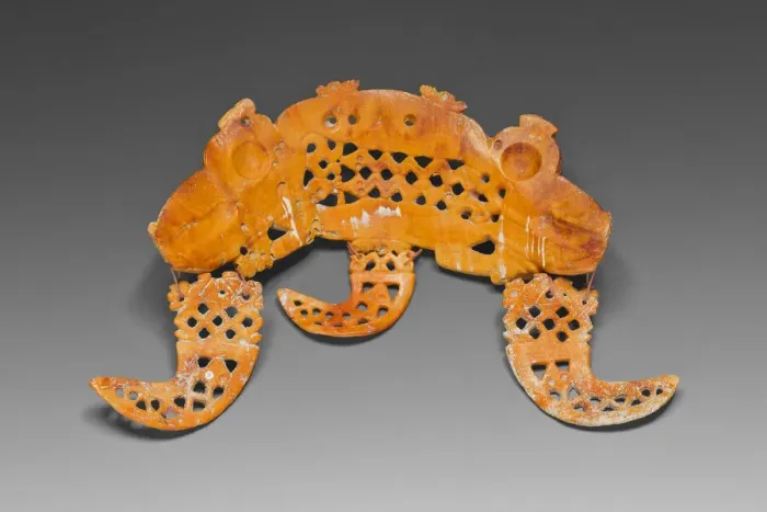 Framed Print : Pendant in the Form of a Mythical Double-Headed Creature, 200 B. C. / A. D. 200 Framed Print : Pendant in the Form of a Mythical Double-Headed Creature, 200 B. C. / A. D. 200