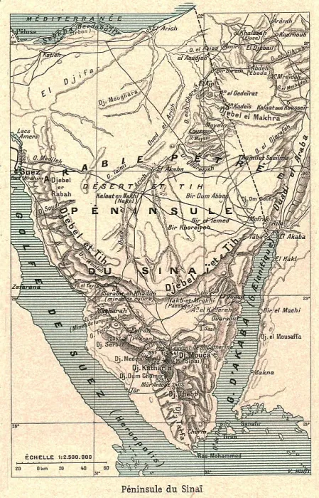 Framed Print : Peninsule du Sinai; Le Nord-Est Africain, 1914. Creator: Unknown Framed Print : Peninsule du Sinai; Le Nord-Est Africain, 1914. Creator: Unknown