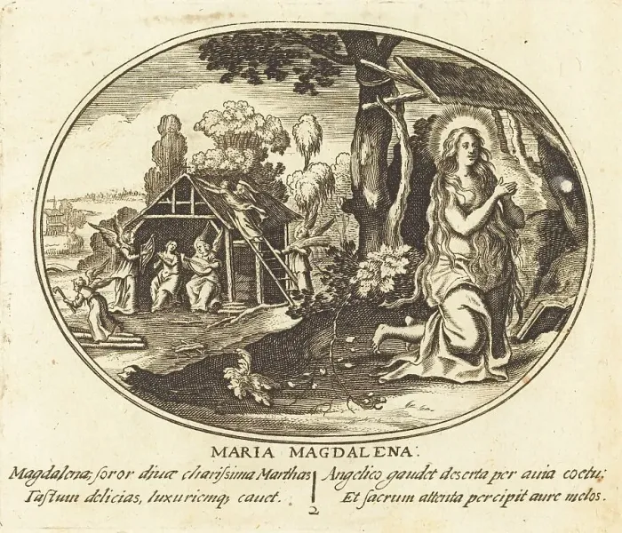 Framed Print : The Penitence of Mary Magdalen. Creator: Balthasar Moncornet Framed Print : The Penitence of Mary Magdalen. Creator: Balthasar Moncornet