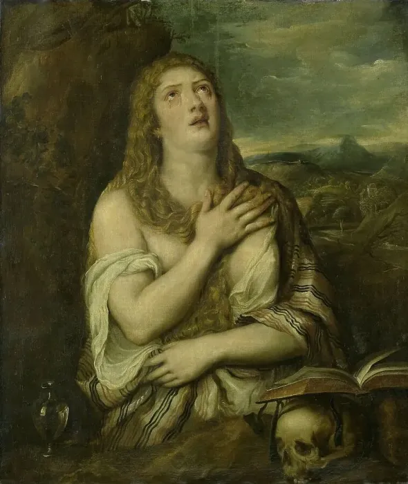 Framed Print : Penitent Mary Magdalene, 1550-1750. Creator: Unknown Framed Print : Penitent Mary Magdalene, 1550-1750. Creator: Unknown