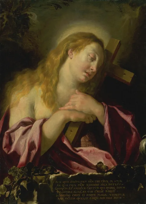 Framed Print : The Penitent Mary Magdalene, 1620. Creator: Domenico Fetti Framed Print : The Penitent Mary Magdalene, 1620. Creator: Domenico Fetti