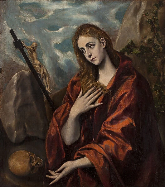 The Penitent Mary Magdalene, ca 1585-1590. Creator: El Greco, Dominico (1541-1614)
