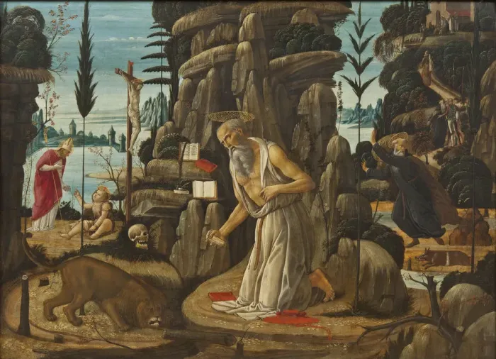 Framed Print : The Penitent Saint Jerome