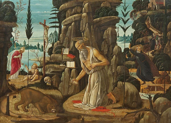 The Penitent St Jerome. Creator: Jacopo del Sellaio