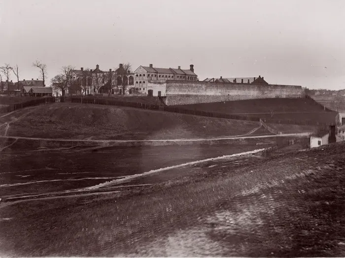 Framed Print : Penitentiary, Richmond, 1865. Creator: Alexander Gardner Framed Print : Penitentiary, Richmond, 1865. Creator: Alexander Gardner