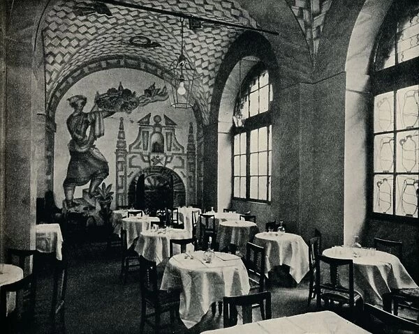 The Penna D Oca Restaurant, Main dining room, c1928
