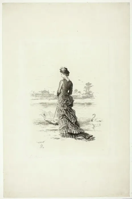 Framed Print : A Penny for Her Thoughts, 1878. Creator: John Everett Millais Framed Print : A Penny for Her Thoughts, 1878. Creator: John Everett Millais