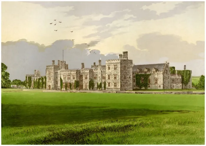 Framed Print : Penshurst Castle, Kent, Lord de L Isle and Dudley, c1880 Framed Print : Penshurst Castle, Kent, Lord de L Isle and Dudley, c1880