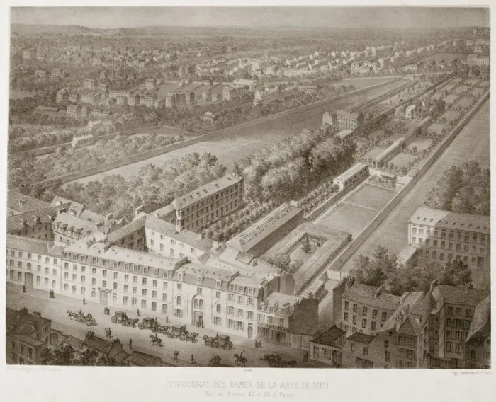 Framed Print : Pensionnat des dames de la mere de Dieu, Paris, 1867 Framed Print : Pensionnat des dames de la mere de Dieu, Paris, 1867