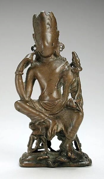 Pensive Bodhisattva, 5th century. Creator: Unknown
