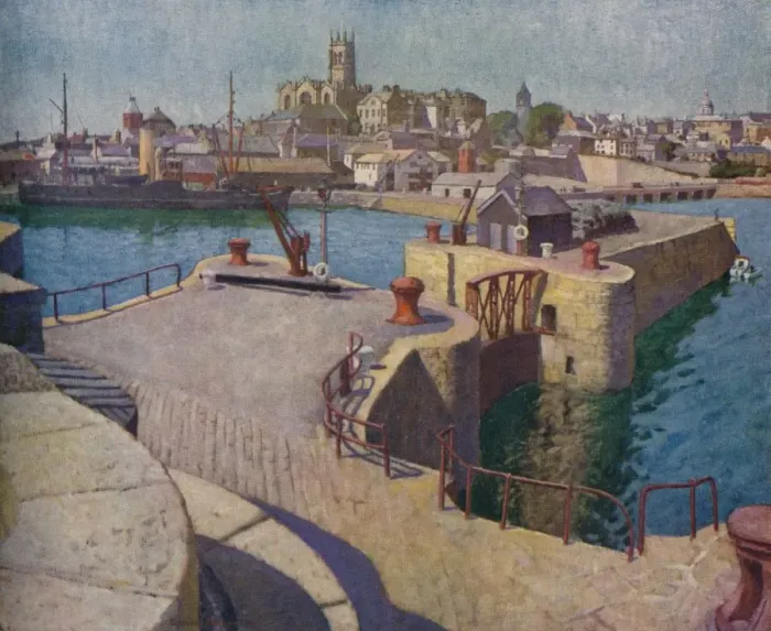 Framed Print : Penzance, c20th century. Artist: Ernest Procter Framed Print : Penzance, c20th century. Artist: Ernest Procter
