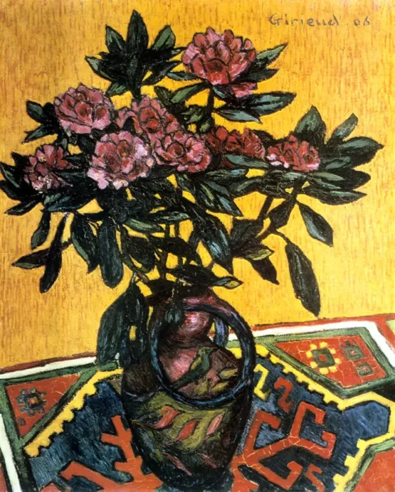 Framed Print : Peonies, 1906. Artist: Pierre Paul Girieud Framed Print : Peonies, 1906. Artist: Pierre Paul Girieud