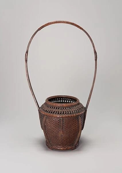 Peony Ikebana Basket, n. d. Creator: Unknown
