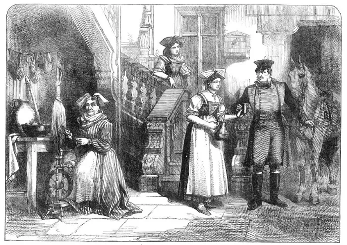 Framed Print : People of Alsace, 1871. Creator: Unknown Framed Print : People of Alsace, 1871. Creator: Unknown