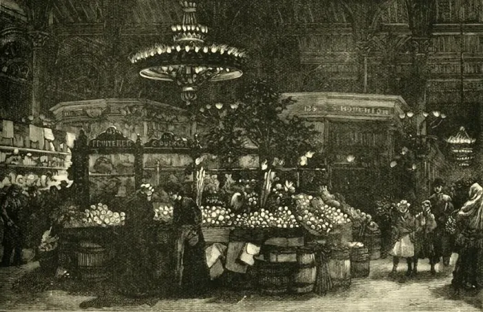 Framed Print : The Peoples Market, 1898. Creator: Unknown Framed Print : The Peoples Market, 1898. Creator: Unknown