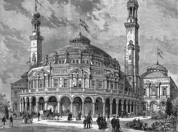 Framed Print : The People's Palace for East London, 1886. Creator: Unknown Framed Print : The People's Palace for East London, 1886. Creator: Unknown
