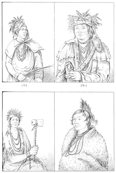 Framed Print : Peorias and Piankashaws, 1841. Artist: Myers and Co Framed Print : Peorias and Piankashaws, 1841. Artist: Myers and Co