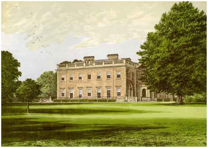 Framed Print : Peper Harow, Surrey, home of Viscount Midleton, c1880 Framed Print : Peper Harow, Surrey, home of Viscount Midleton, c1880