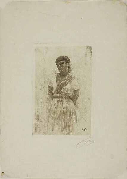 Pepita, 1883. Creator: Anders Leonard Zorn