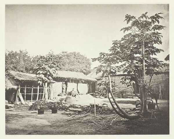 A Pepohoan Dwelling, c. 1868. Creator: John Thomson