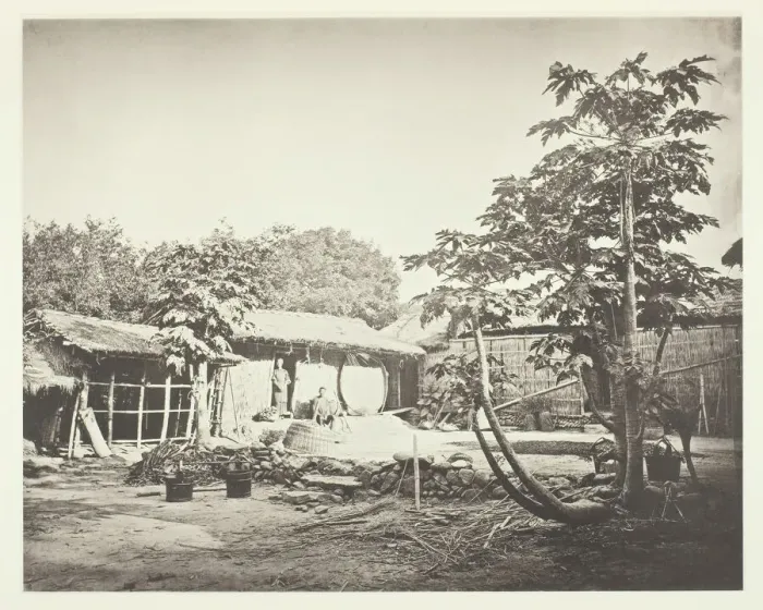 Framed Print : A Pepohoan Dwelling, c. 1868. Creator: John Thomson