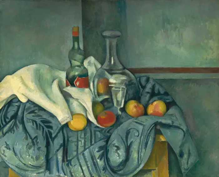 Framed Print : The Peppermint Bottle, 1893 / 1895. Creator: Paul Cezanne Framed Print : The Peppermint Bottle, 1893 / 1895. Creator: Paul Cezanne