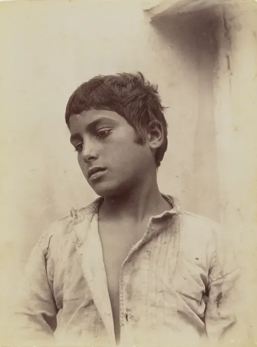 Framed Print : Peppino, about 1906. Creator: Count Wilhelm von Gloeden Framed Print : Peppino, about 1906. Creator: Count Wilhelm von Gloeden