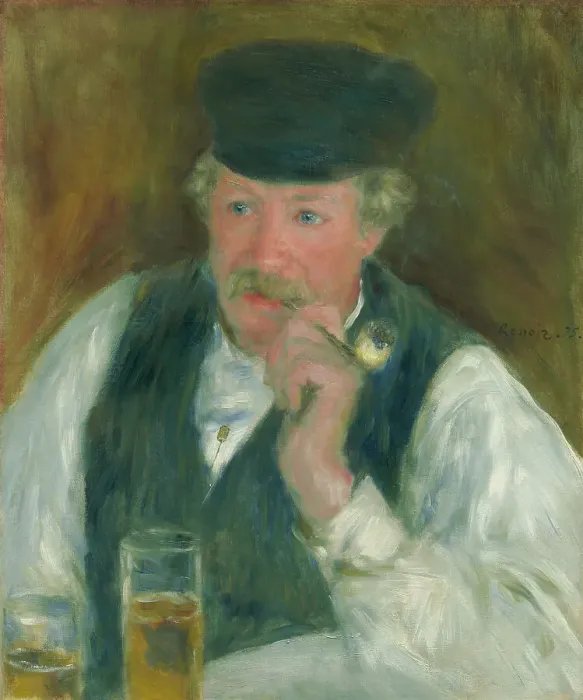 Framed Print : Père Fournaise, 1875. Creator: Pierre-Auguste Renoir Framed Print : Père Fournaise, 1875. Creator: Pierre-Auguste Renoir