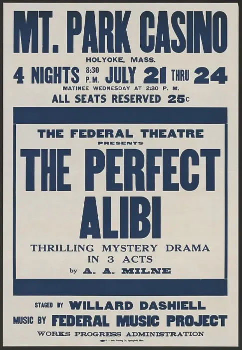 Framed Print : The Perfect Alibi, Holyoke, MA, [193-]. Creator: Unknown