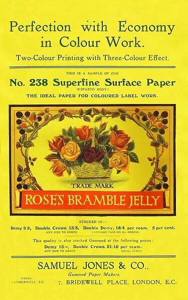 Perfection with Economy in Colour Work - Samuel Jones & Co. Ltd advertisement, 1909