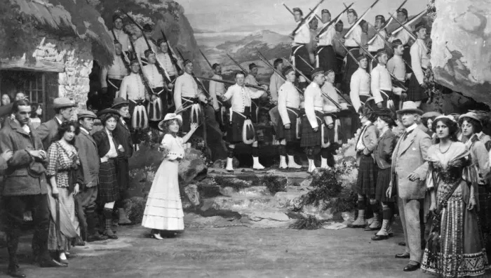 Framed Print : Performance of The Gay Gordons, c1907 Framed Print : Performance of The Gay Gordons, c1907