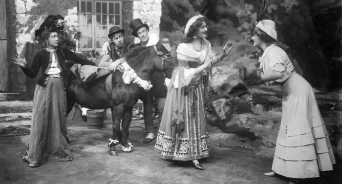Framed Print : Performance of The Gay Gordons, c1907 Framed Print : Performance of The Gay Gordons, c1907