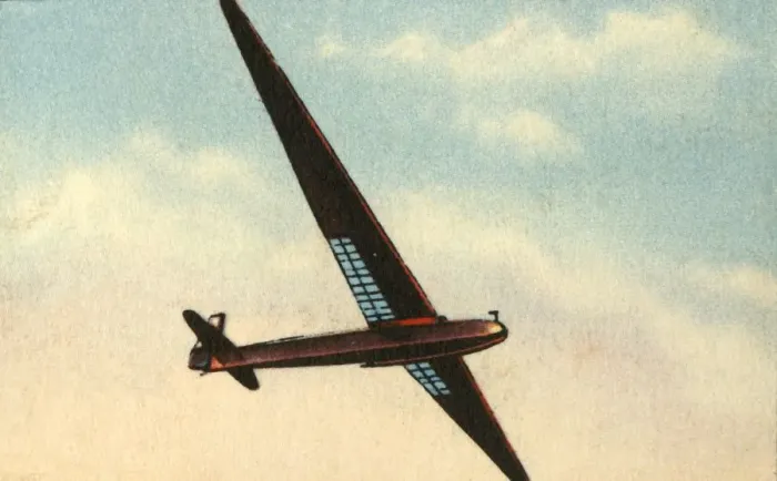 Framed Print : Performance glider, 1932. Creator: Unknown Framed Print : Performance glider, 1932. Creator: Unknown