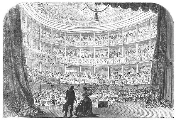 Performance Before Her Majesty in the Theatre of the Palace of St. Cloud, c1855