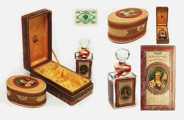 Perfume collection Favorite Bouquets of the Empress Catherine the Great by Broсard, c. 1913