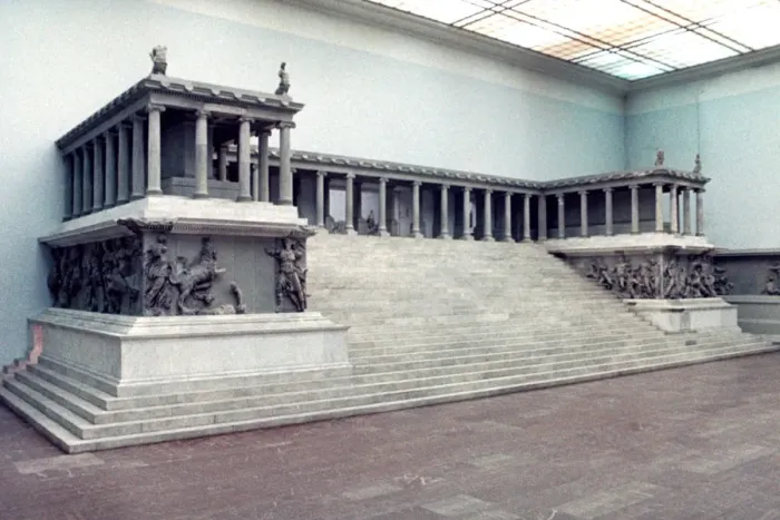 Framed Print : Pergamon Altar, 2nd century BC Framed Print : Pergamon Altar, 2nd century BC