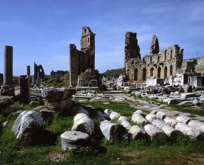 Framed Print : Perge, Turkey, 2019. Creator: Ethel Davies Framed Print : Perge, Turkey, 2019. Creator: Ethel Davies