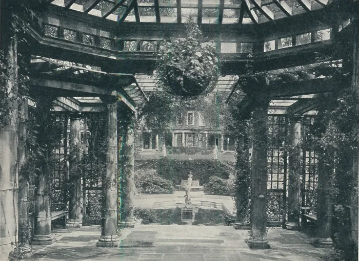 Framed Print : The Pergola, c1900. Creator: Horatio Nelson King. The Pergola, c1900. Creator: Horatio Nelson King Framed Print : The Pergola, c1900. Creator: Horatio Nelson King. The Pergola, c1900. Creator: Horatio Nelson King
