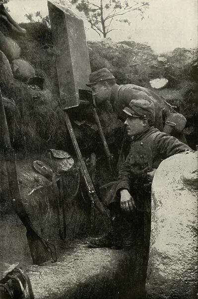 The Periscope in the Trenches, (1919). Creator: Unknown