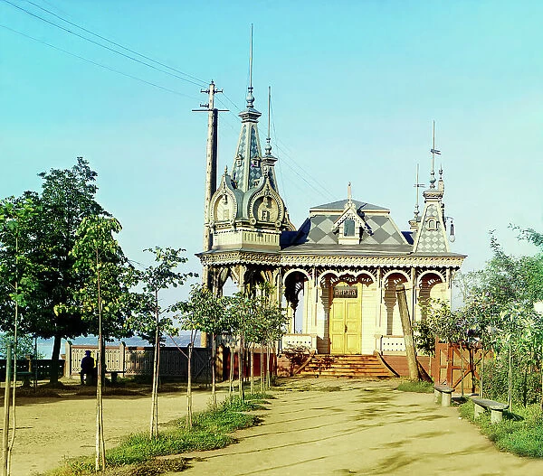 Perm: Summertime location of the exchange, 1910. Creator: Sergey Mikhaylovich Prokudin-Gorsky