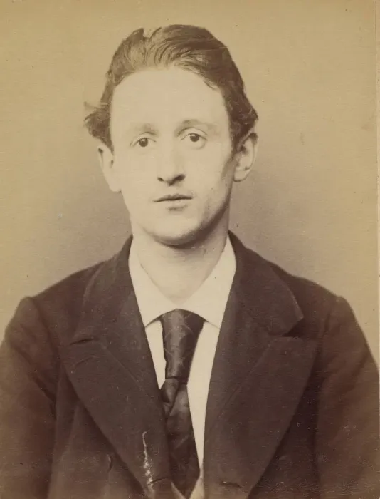 Framed Print : Perot. Gaston, Auguste. 22 ans, ne a Paris XVllle. Journalier. Anarchiste Framed Print : Perot. Gaston, Auguste. 22 ans, ne a Paris XVllle. Journalier. Anarchiste