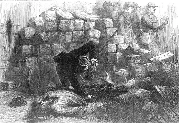 Framed Print : The last perquisition, 1871. Creator: Unknown Framed Print : The last perquisition, 1871. Creator: Unknown