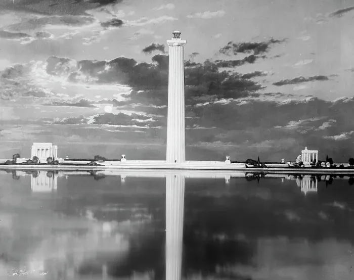 Framed Print : The Perry Memorial, Put-In-Bay, Ohio, c1912. Creator: Unknown