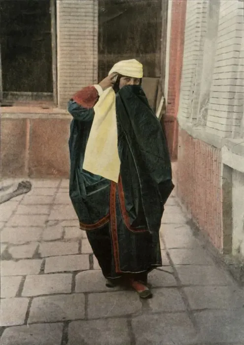 Framed Print : Persane En Costume De Ville, (Persian in City Dress), 1900. Creator: Unknown Framed Print : Persane En Costume De Ville, (Persian in City Dress), 1900. Creator: Unknown