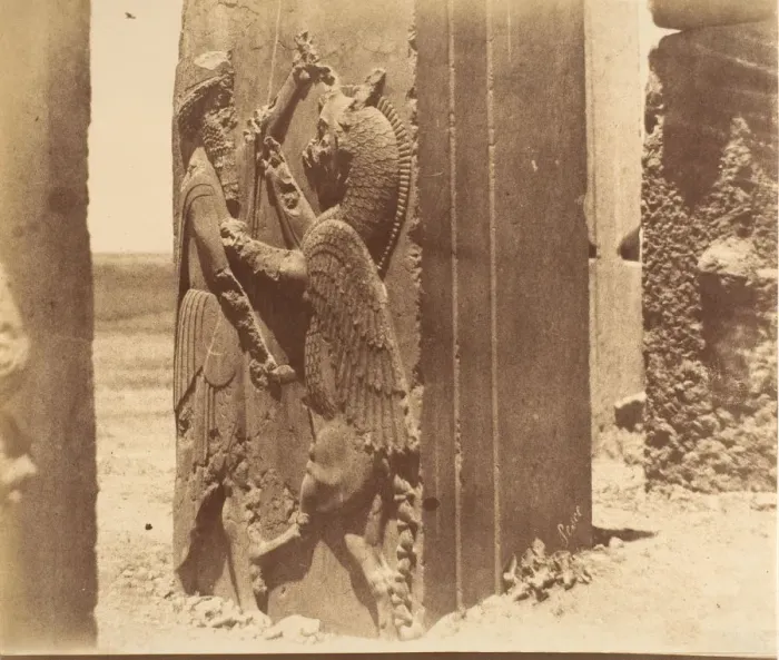 Framed Print : [Persepolis], 1850s. Creator: Luigi Pesce