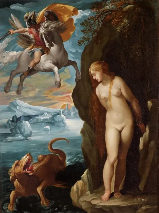 Framed Print : Perseus Freeing Andromeda, 1594-1595. Creator: Cesari, Giuseppe (1568-1640) Framed Print : Perseus Freeing Andromeda, 1594-1595. Creator: Cesari, Giuseppe (1568-1640)