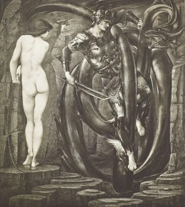 Framed Print : The Perseus Series - Doom Fulfilled, c1880s, (1900). Creator: Unknown Framed Print : The Perseus Series - Doom Fulfilled, c1880s, (1900). Creator: Unknown