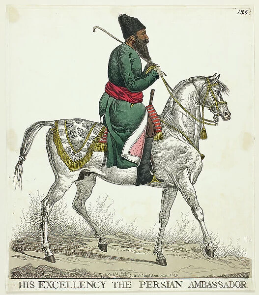 The Persian Ambassador, n.d. Creator: Richard Dighton