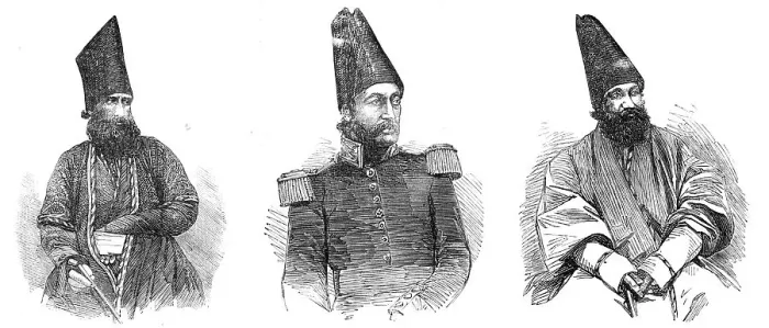 Framed Print : Persian Diplomat; Commander-in-Chief of the Shah's Army on the Southern Coast... 1857. Creator: Unknown Framed Print : Persian Diplomat; Commander-in-Chief of the Shah's Army on the Southern Coast... 1857. Creator: Unknown